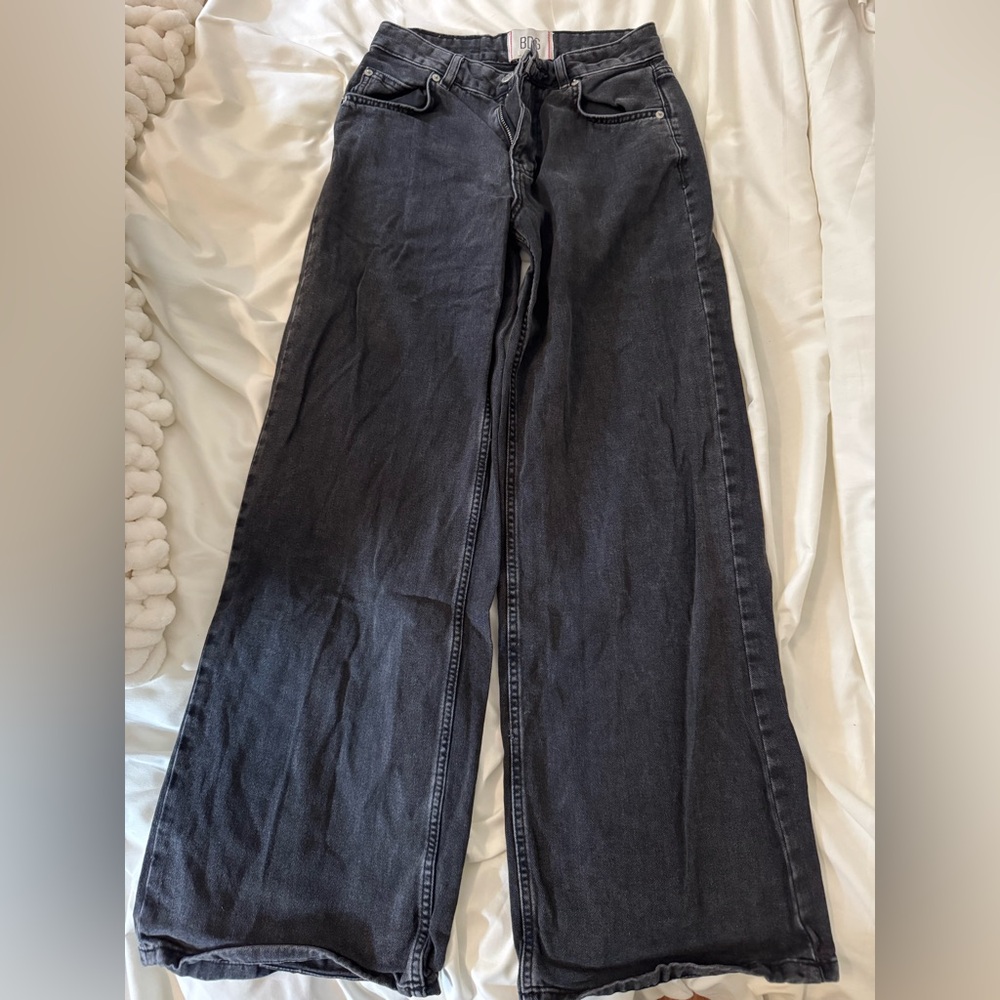 BDG Women's Black Wide-Leg Jeans